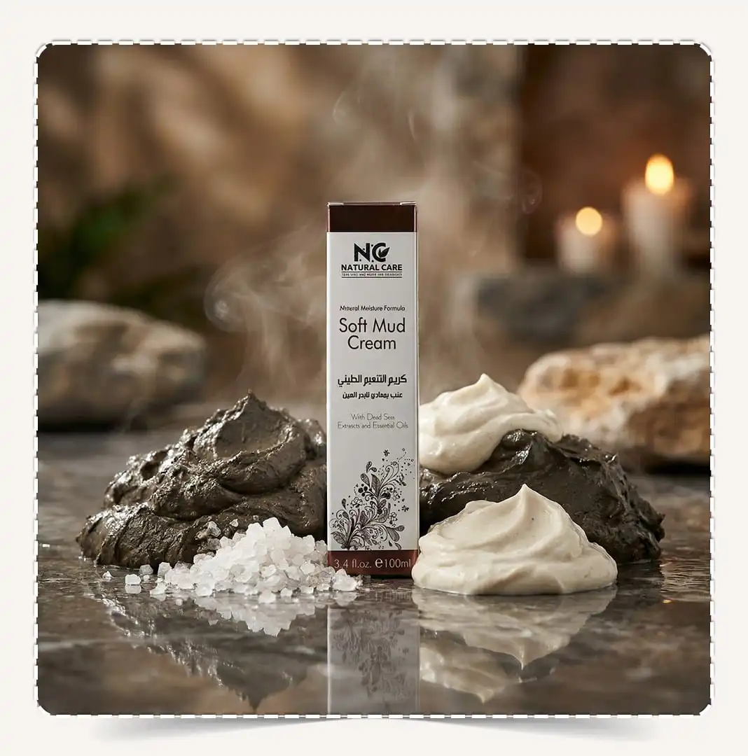 أنبوب كريم التنعيم الطيني Soft Mud Cream حجم 100 مل مع طين البحر الميت الغني بالمعادن.
