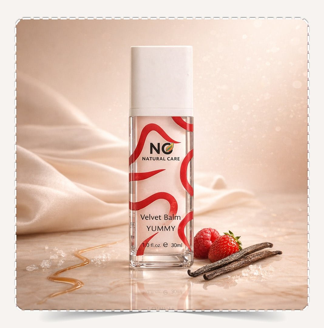 لمسة مخملية يمي - Velvet Balm Yummy مرطب مخملي بعبوة 30 مل مع فانيلا وتوت ولمسات سكرية | Natural Care Oman | ناتشورال كير عُمان